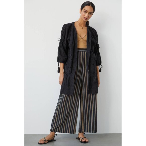 Maeve Anthropologie Eyelet Balloon-Sleeve Kimono, Size One Size - Picture 1 of 7